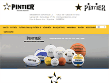 Tablet Screenshot of pintier.com.ar
